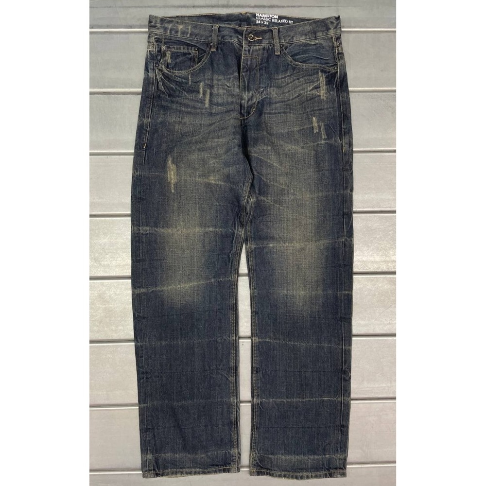 Sean Jeans Hamilton Relaxed Fit Jeans Mens 34x32 (Actual 36x32) Baggy Denim